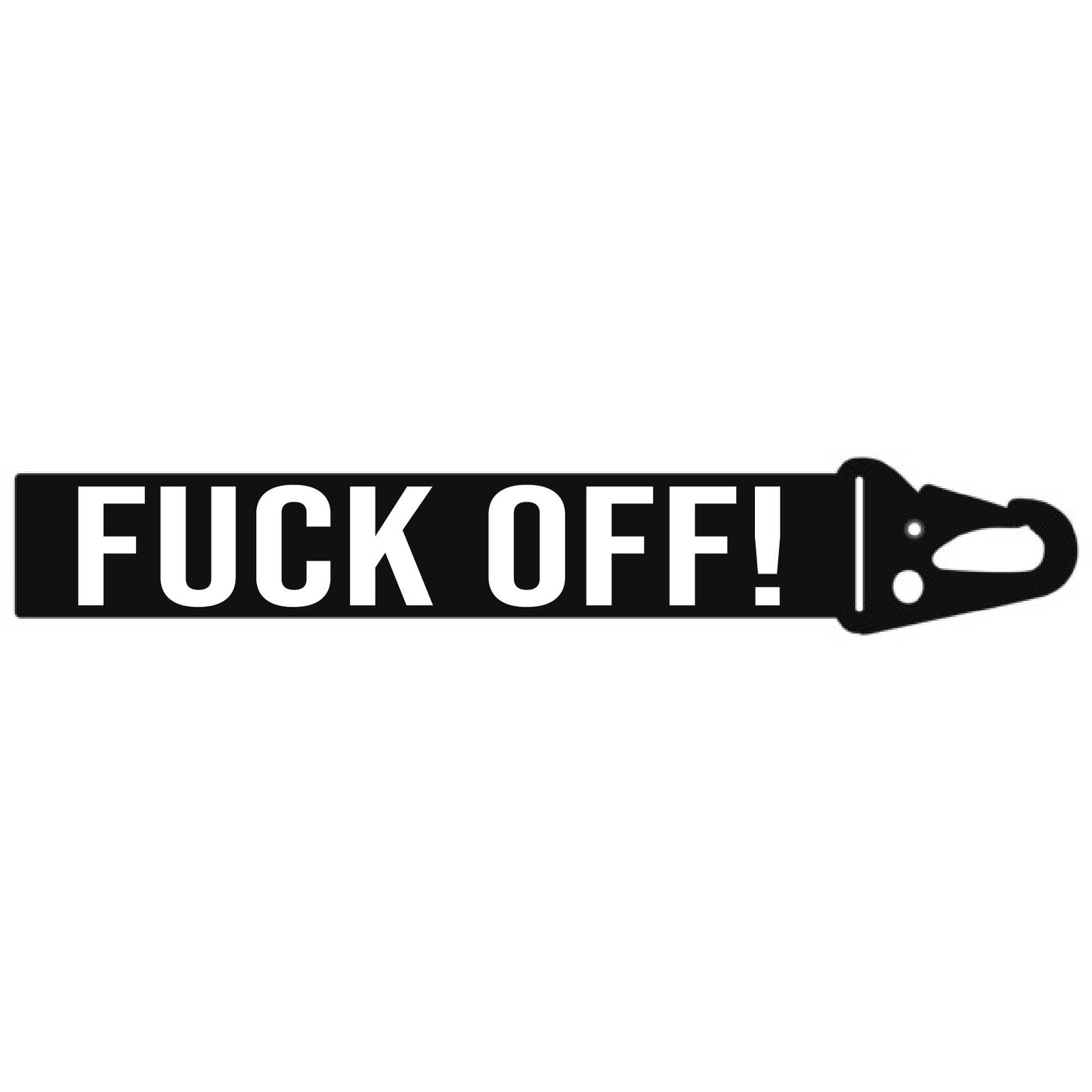 FUCK OFF MINI LANYARD KEYCHAIN