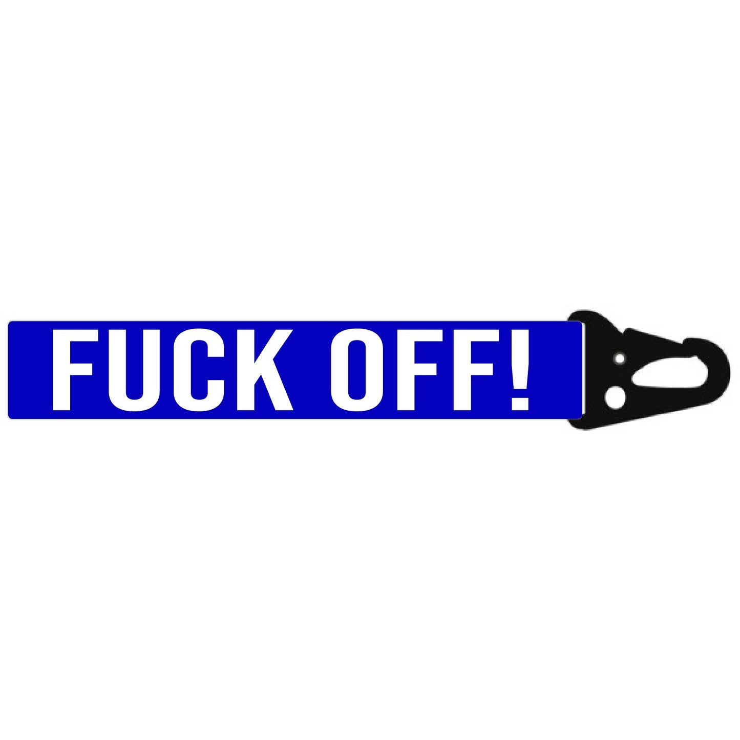 FUCK OFF MINI LANYARD KEYCHAIN