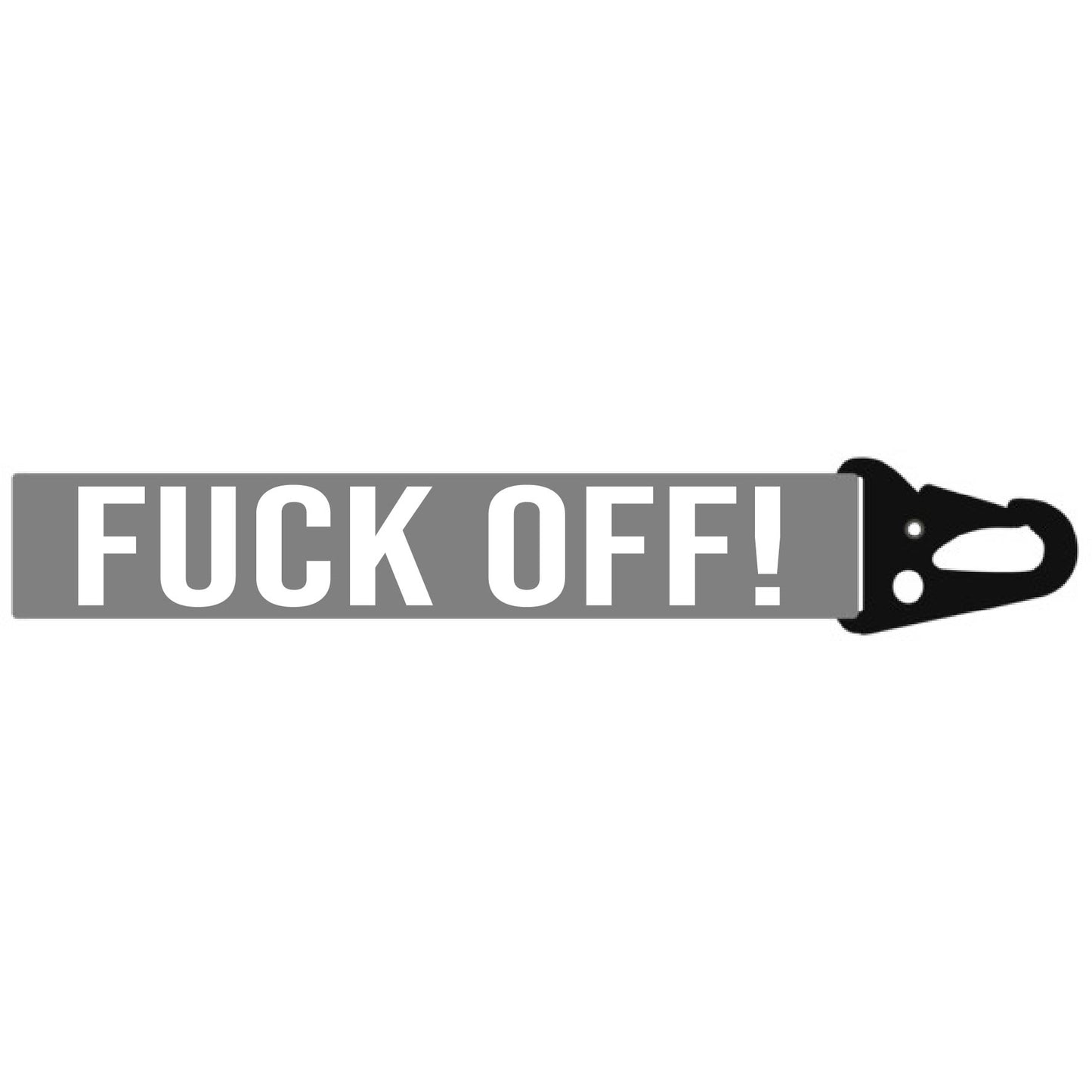 FUCK OFF MINI LANYARD KEYCHAIN