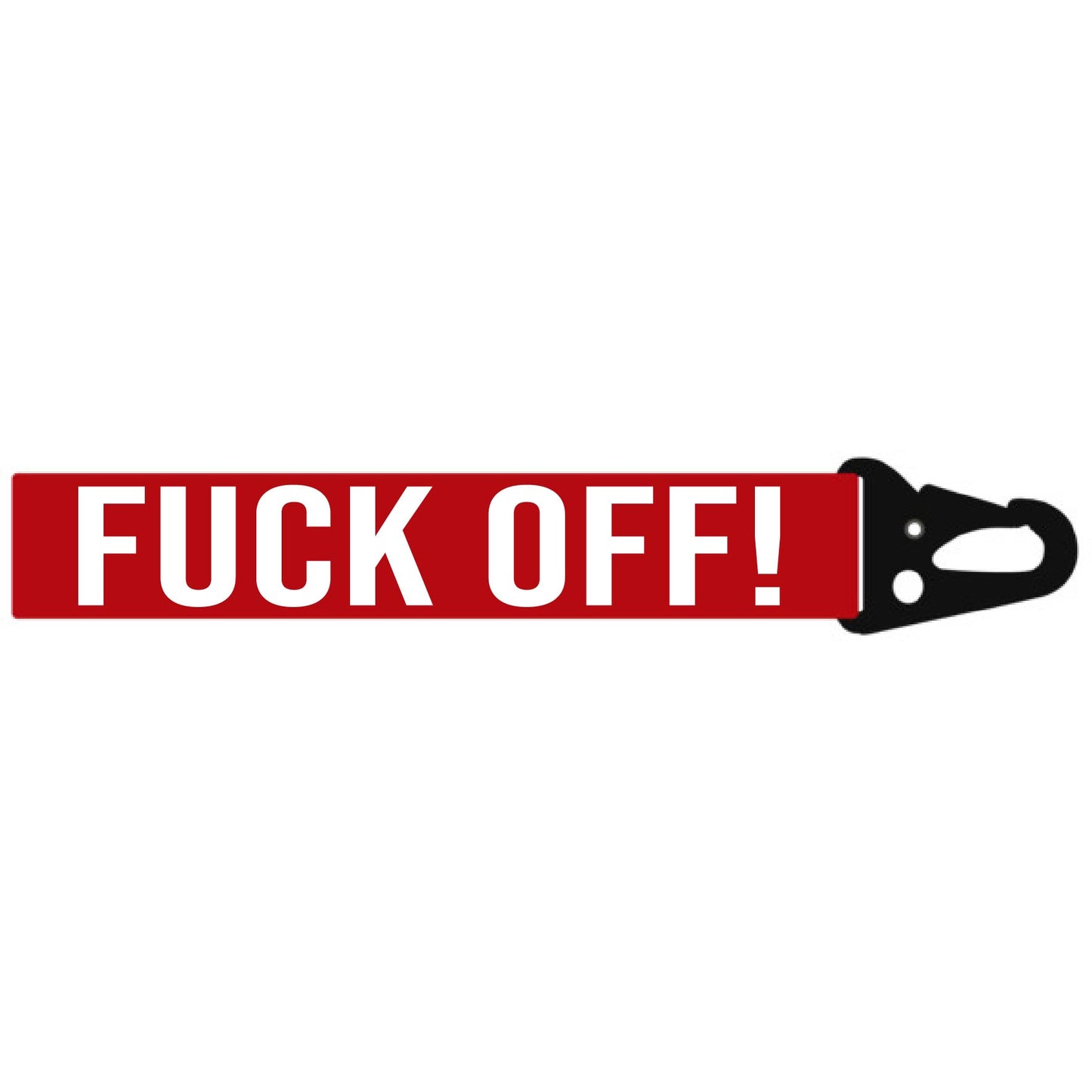 FUCK OFF MINI LANYARD KEYCHAIN