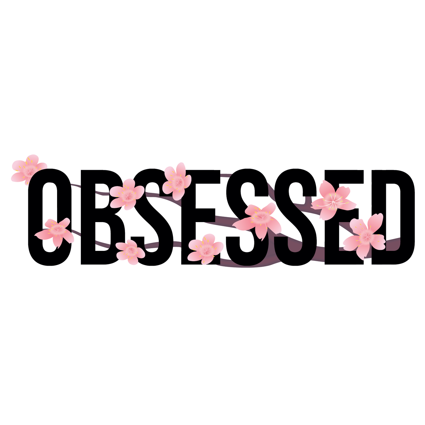 OBSESSED CHERRY BLOSSOM DECAL