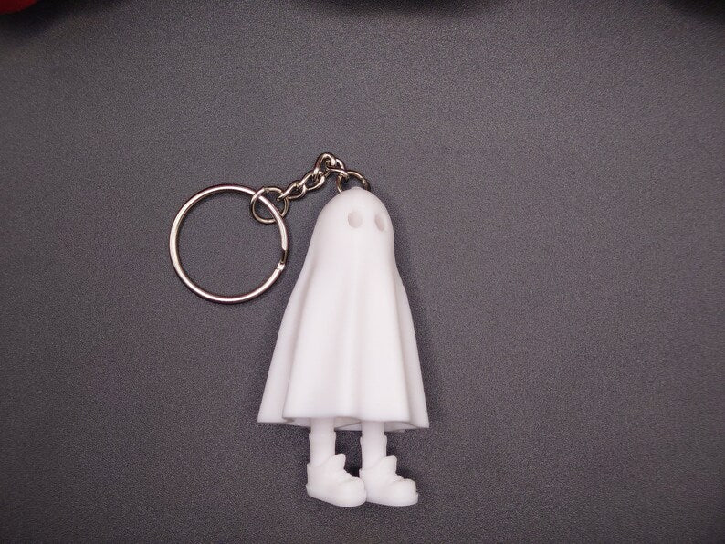 3D PRINTED GHOST KEYRING