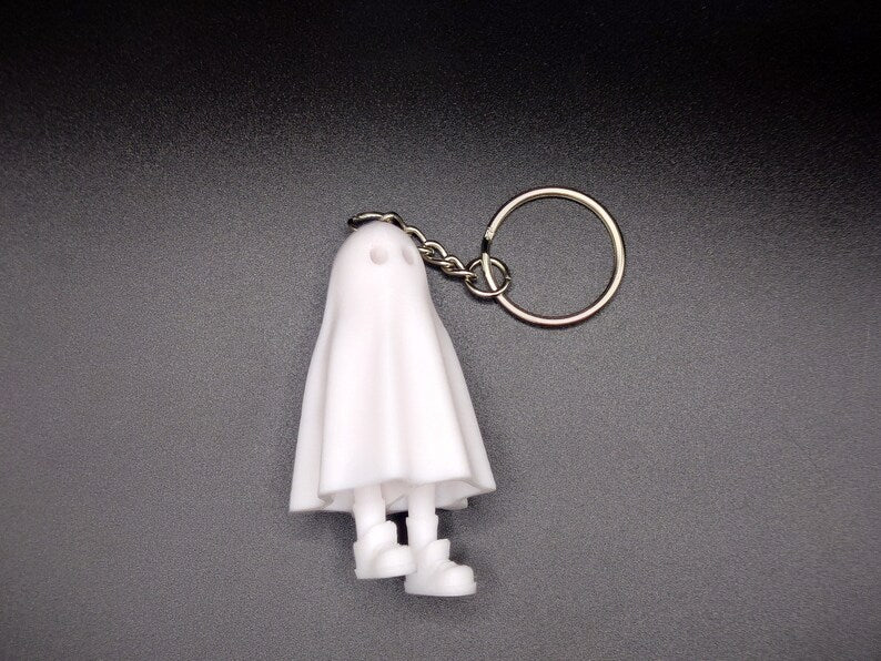 3D PRINTED GHOST KEYRING