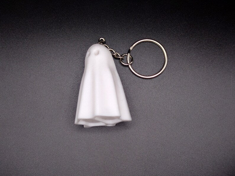 3D PRINTED GHOST KEYRING