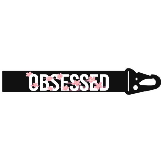 OBSESSED CHERRY BLOSSOM MINI LANYARD