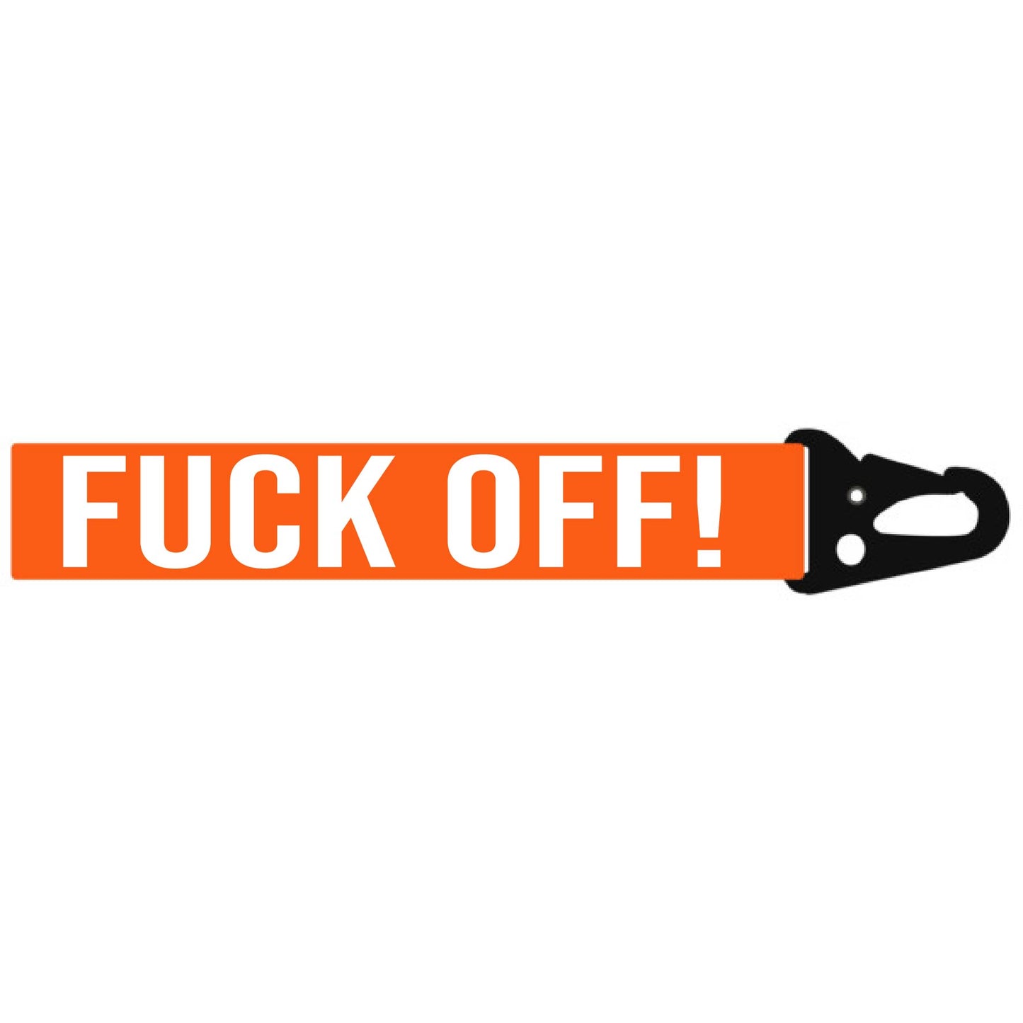 FUCK OFF MINI LANYARD KEYCHAIN