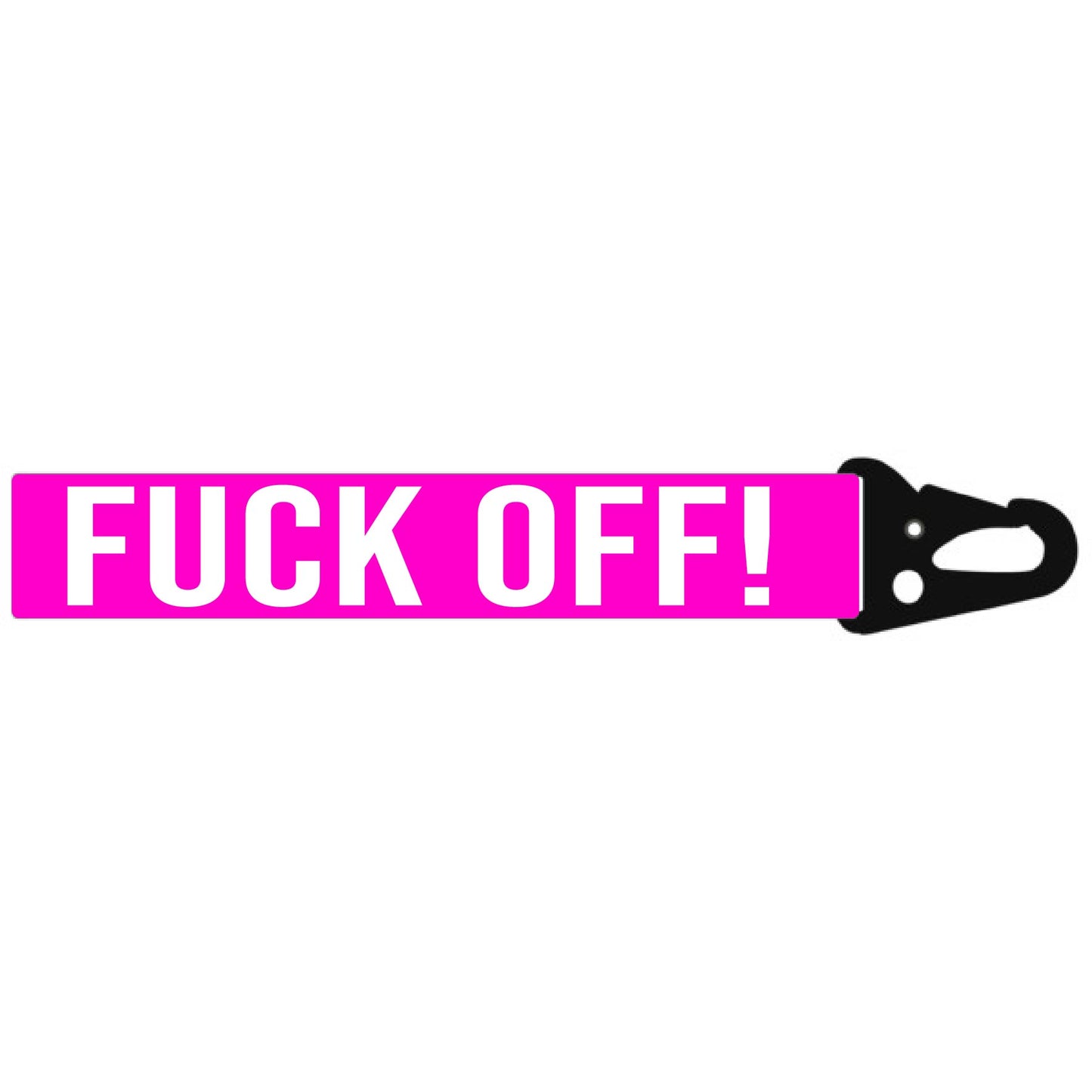 FUCK OFF MINI LANYARD KEYCHAIN
