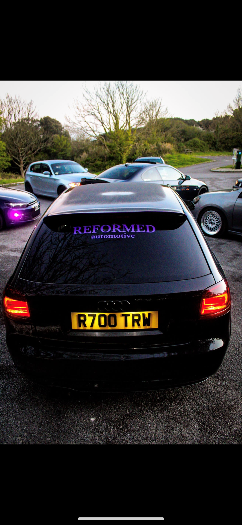 550MM REFORMED AUTOMOTIVE STRAIGHT STICKER
