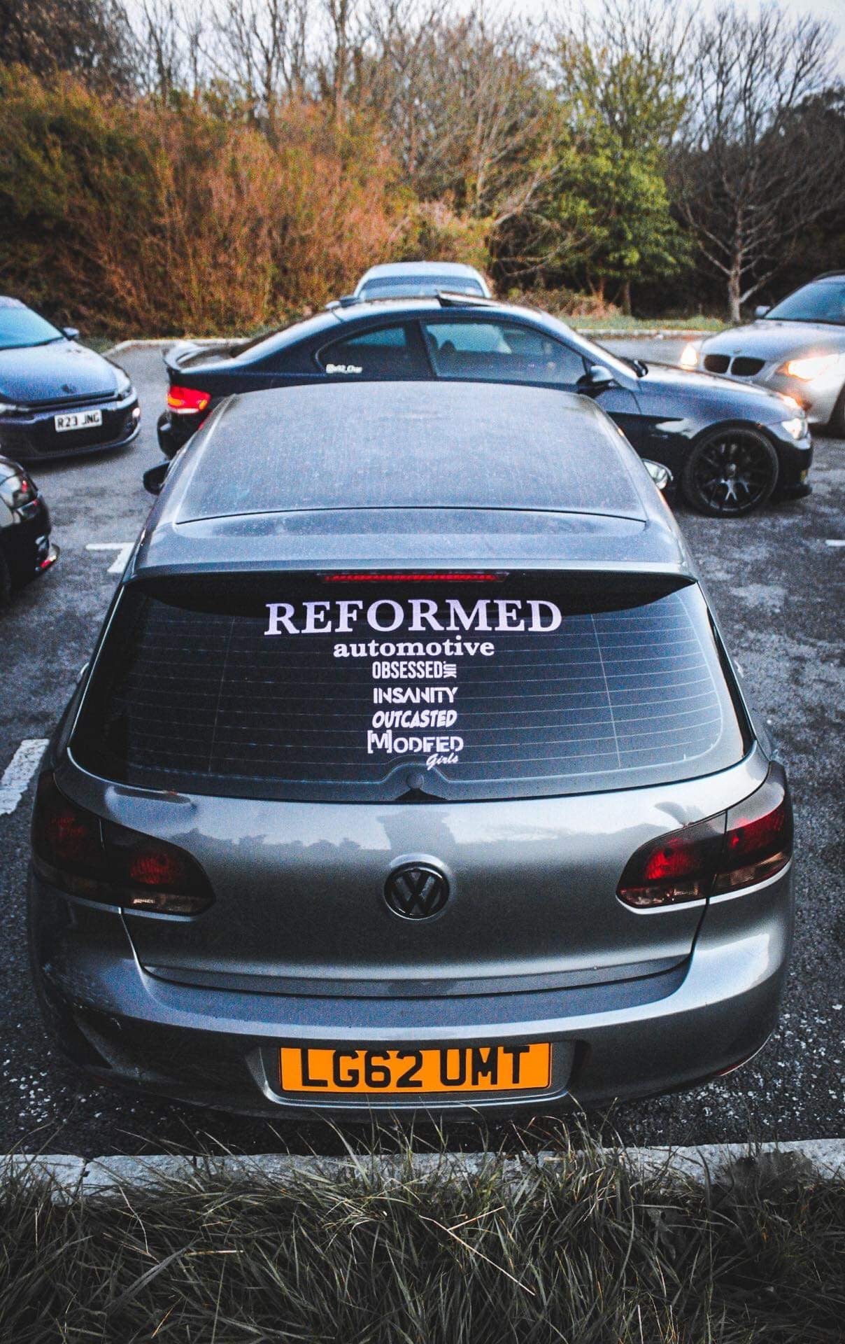 550MM REFORMED AUTOMOTIVE STRAIGHT STICKER