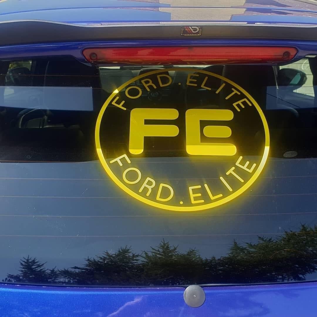 Ford Elite Circle Sticker 285MM