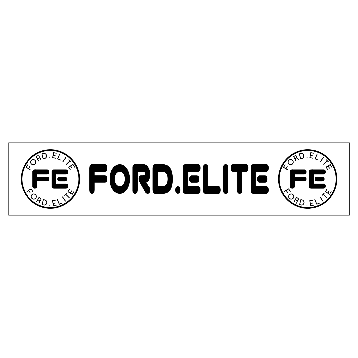 FORD ELITE SHOW PLATE