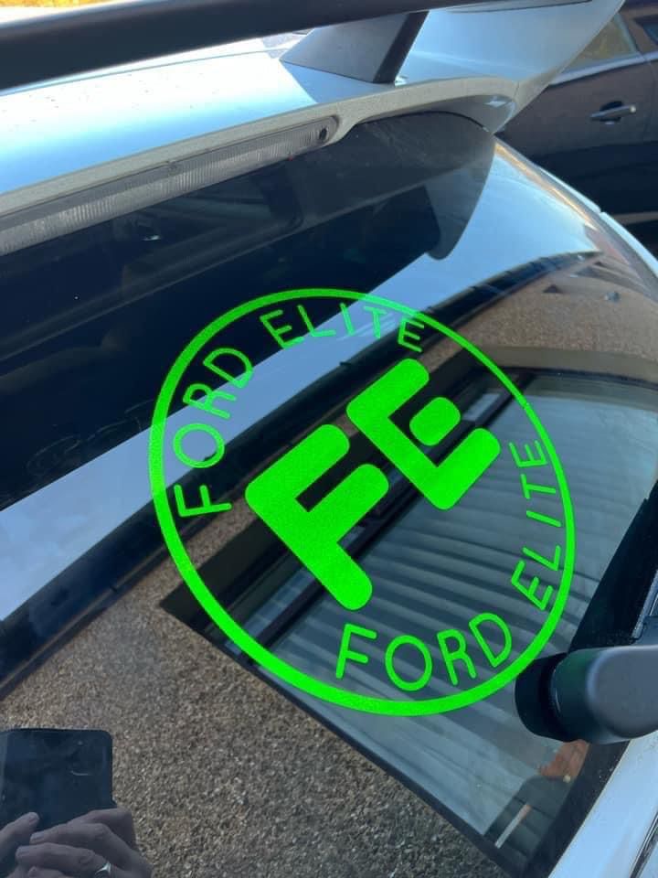 Ford Elite Circle Sticker 285MM