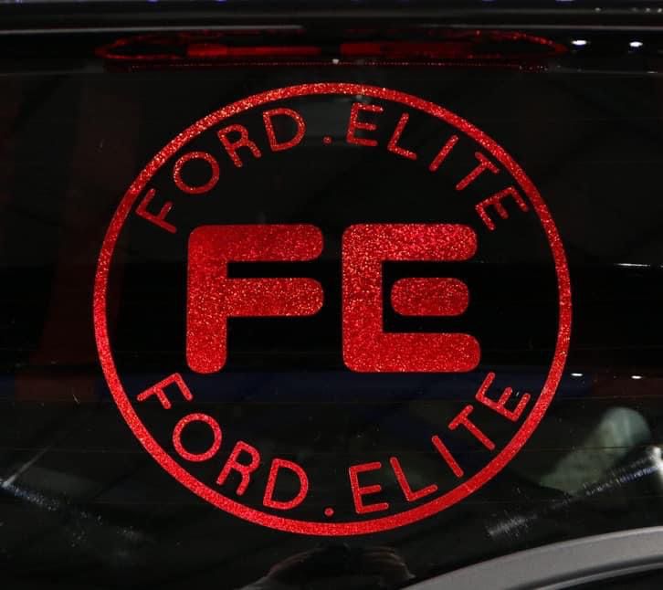 Ford Elite Circle Sticker 285MM