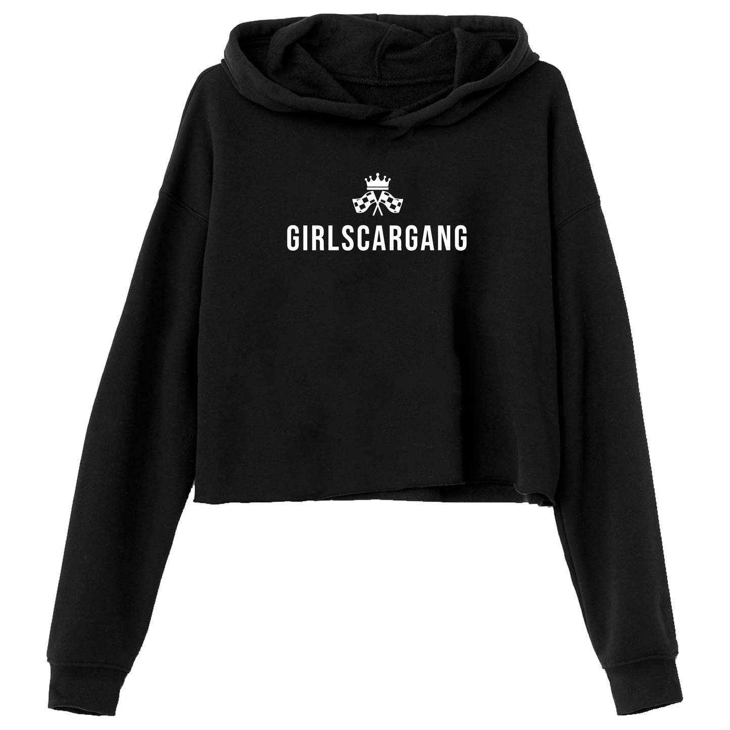 GIRLSCARGANG CROP HOODIE