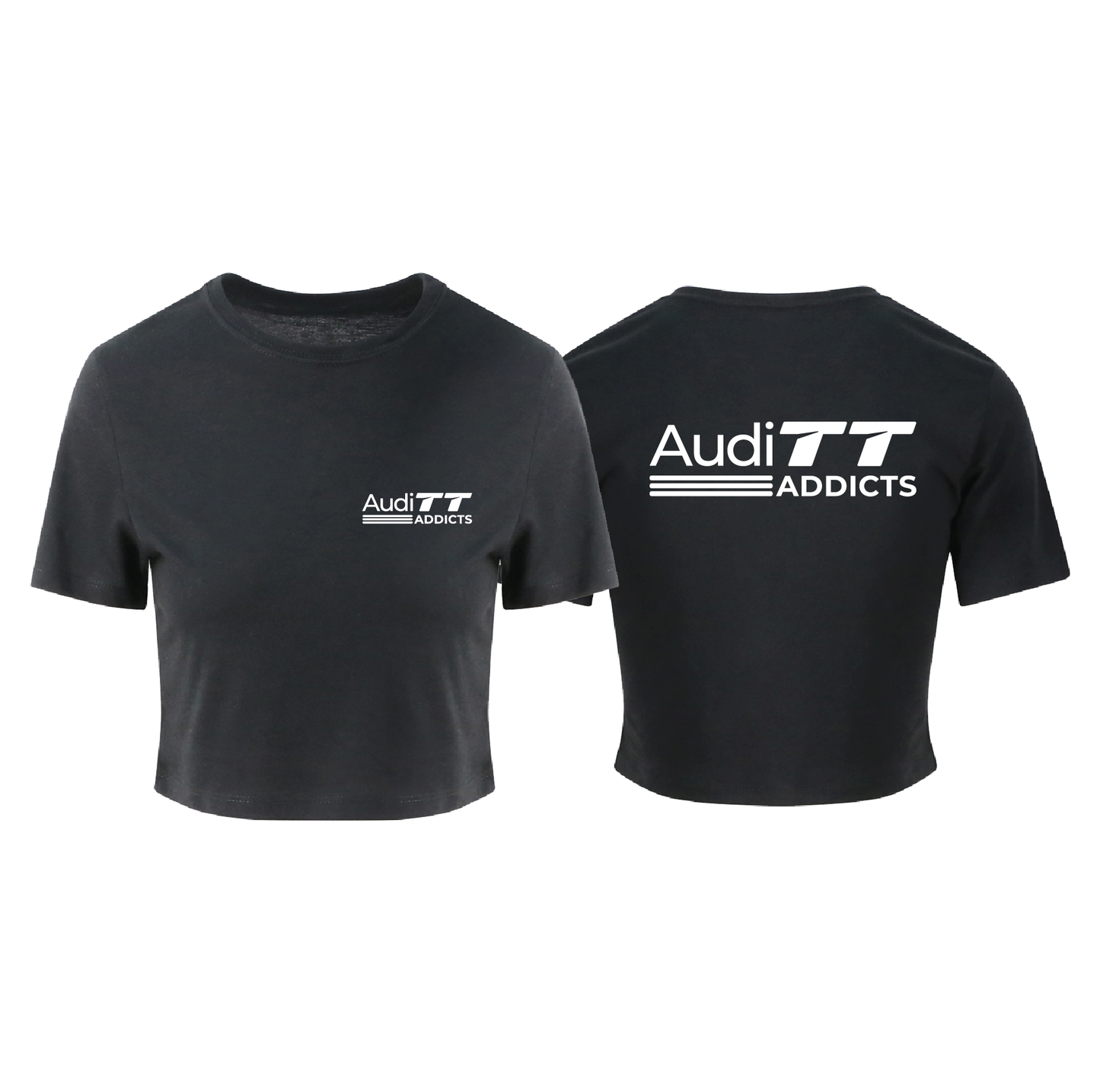 AUDI TT ADDICTS CROP T-SHIRT