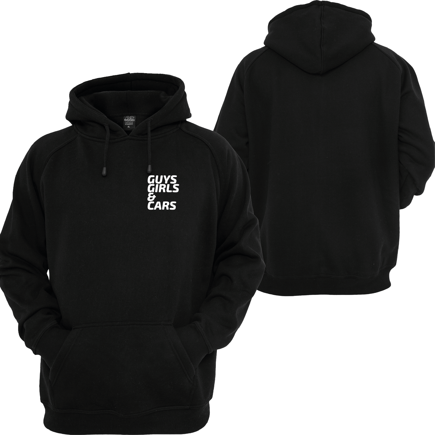 GUYS GIRLS & CARS FRONT LOGO HOODIE