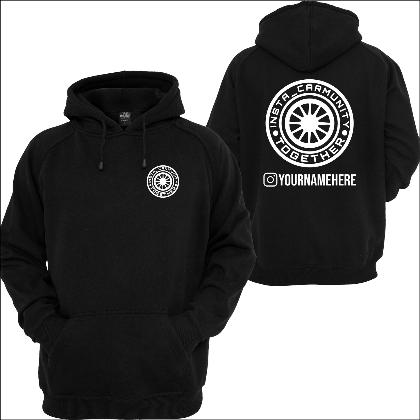 INSTA CARMUNITY PERSONALISED HOODIE