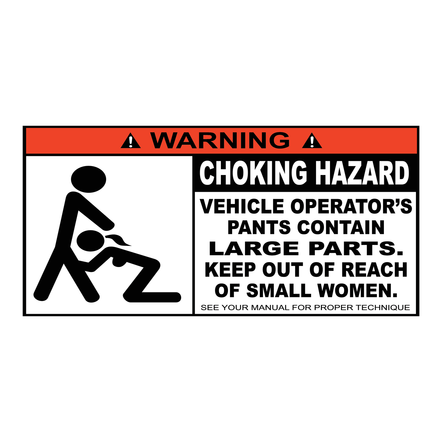 WARNING CHOKING HAZARD