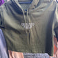 Women’s Cropped Hooded Long Sleeve T-Shirt