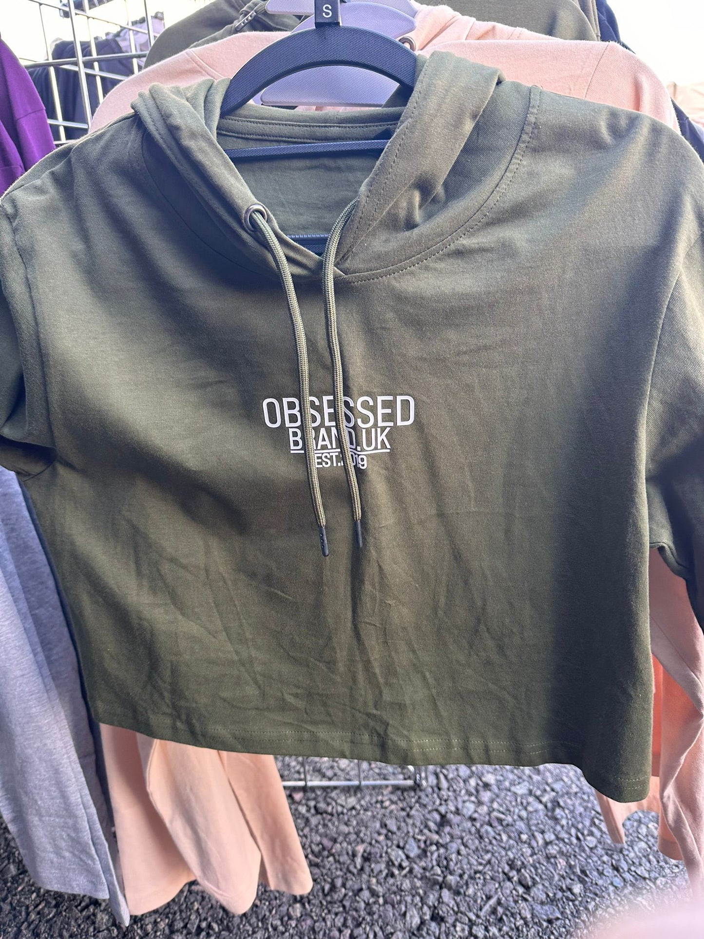 Women’s Cropped Hooded Long Sleeve T-Shirt