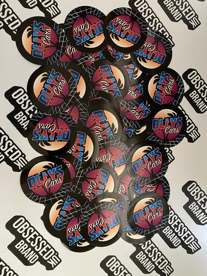 CUSTOM SHAPE PRINTED STICKERS