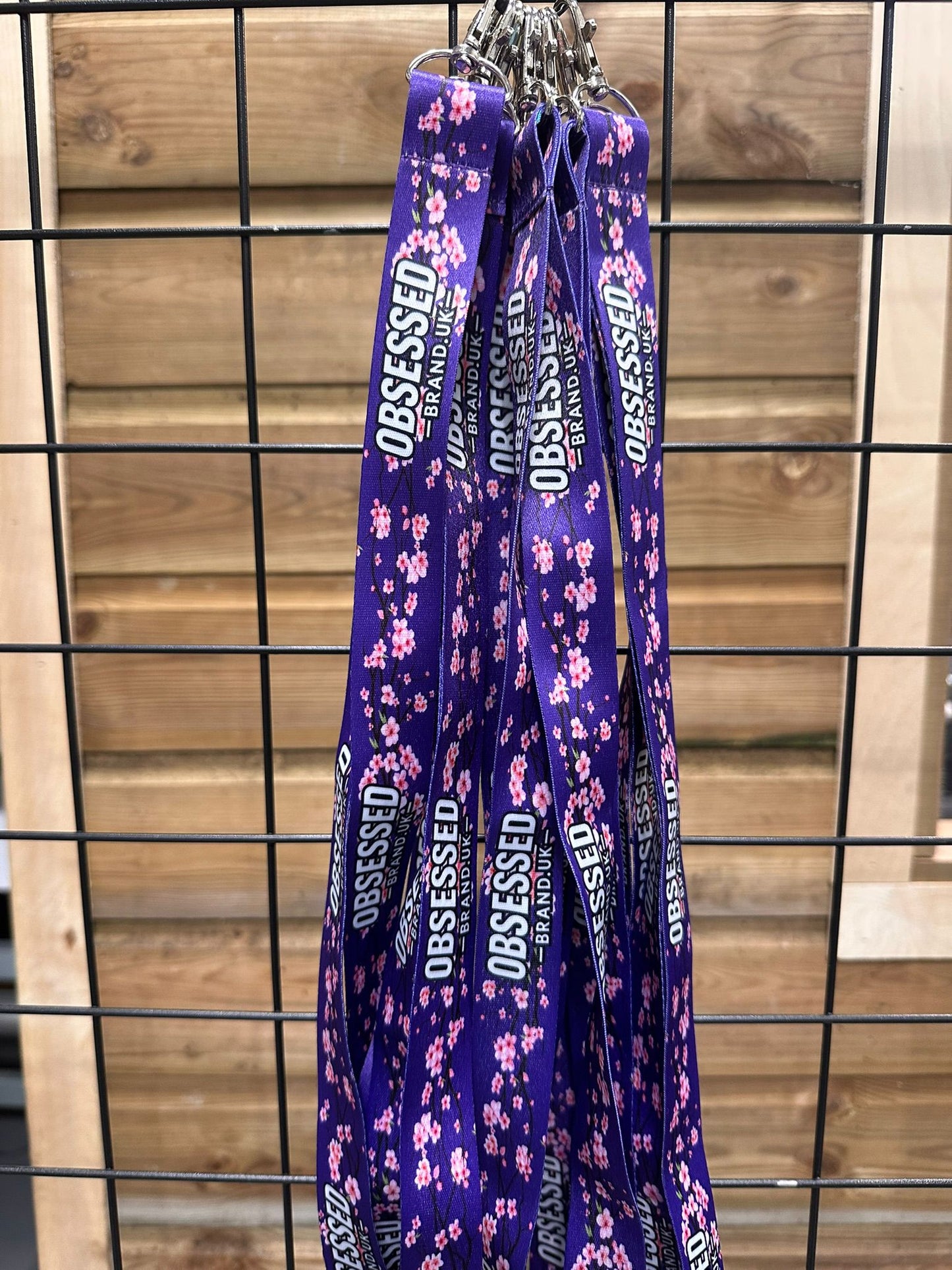 Obsessed Brand Sakura Cherry Blossom Lanyard