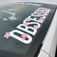 CHERRY BLOSSOM WINDSCREEN BANNER