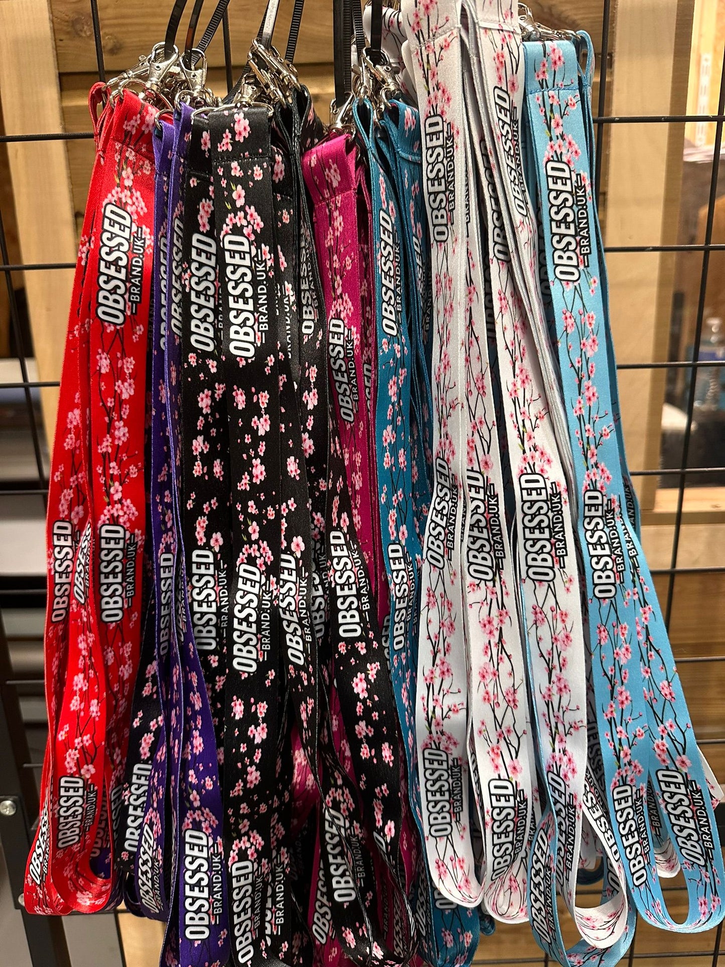 Obsessed Brand Sakura Cherry Blossom Lanyard