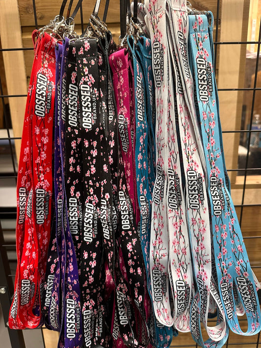 Obsessed Brand Sakura Cherry Blossom Lanyard