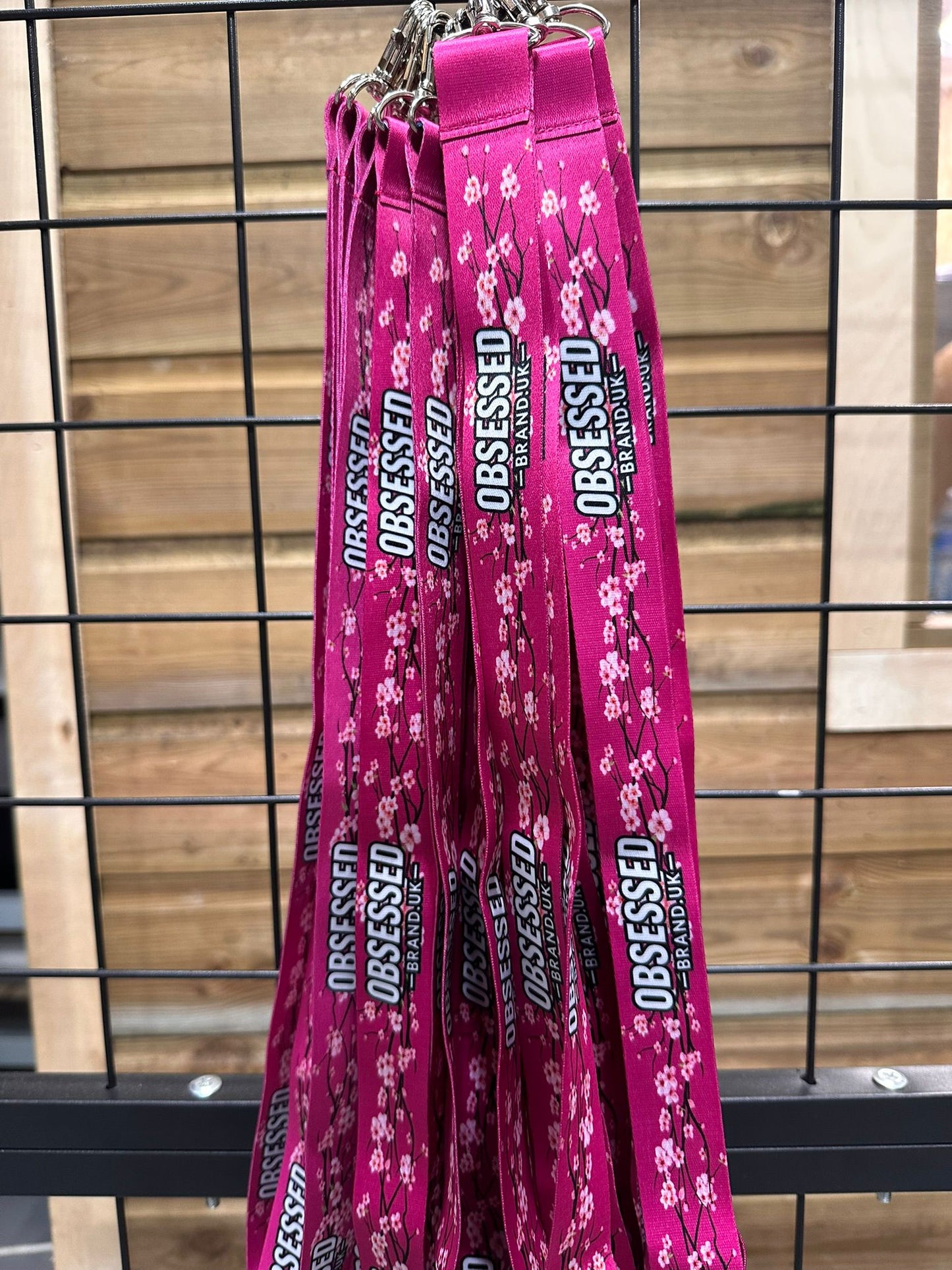 Obsessed Brand Sakura Cherry Blossom Lanyard