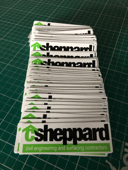 CUSTOM SHAPE PRINTED STICKERS