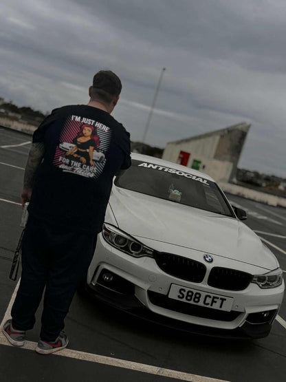 I’m Just Here for the Cars and Titties – Graphic JDM Tee