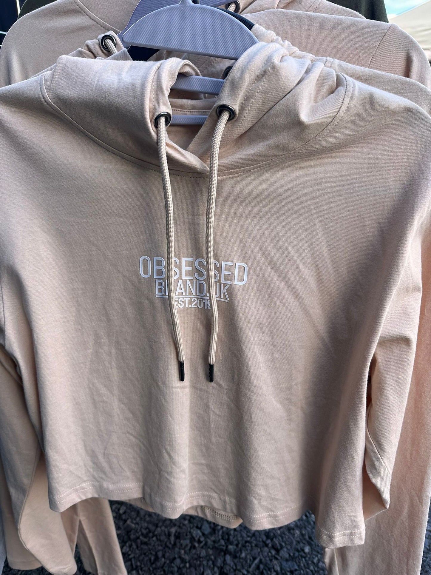 Women’s Cropped Hooded Long Sleeve T-Shirt