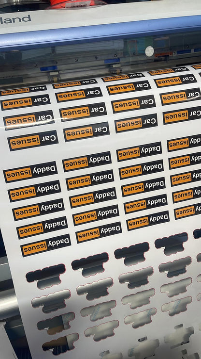 CUSTOM SHAPE PRINTED STICKERS