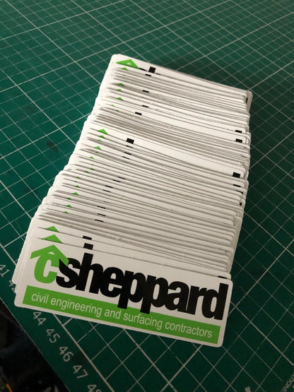 CUSTOM SHAPE PRINTED STICKERS