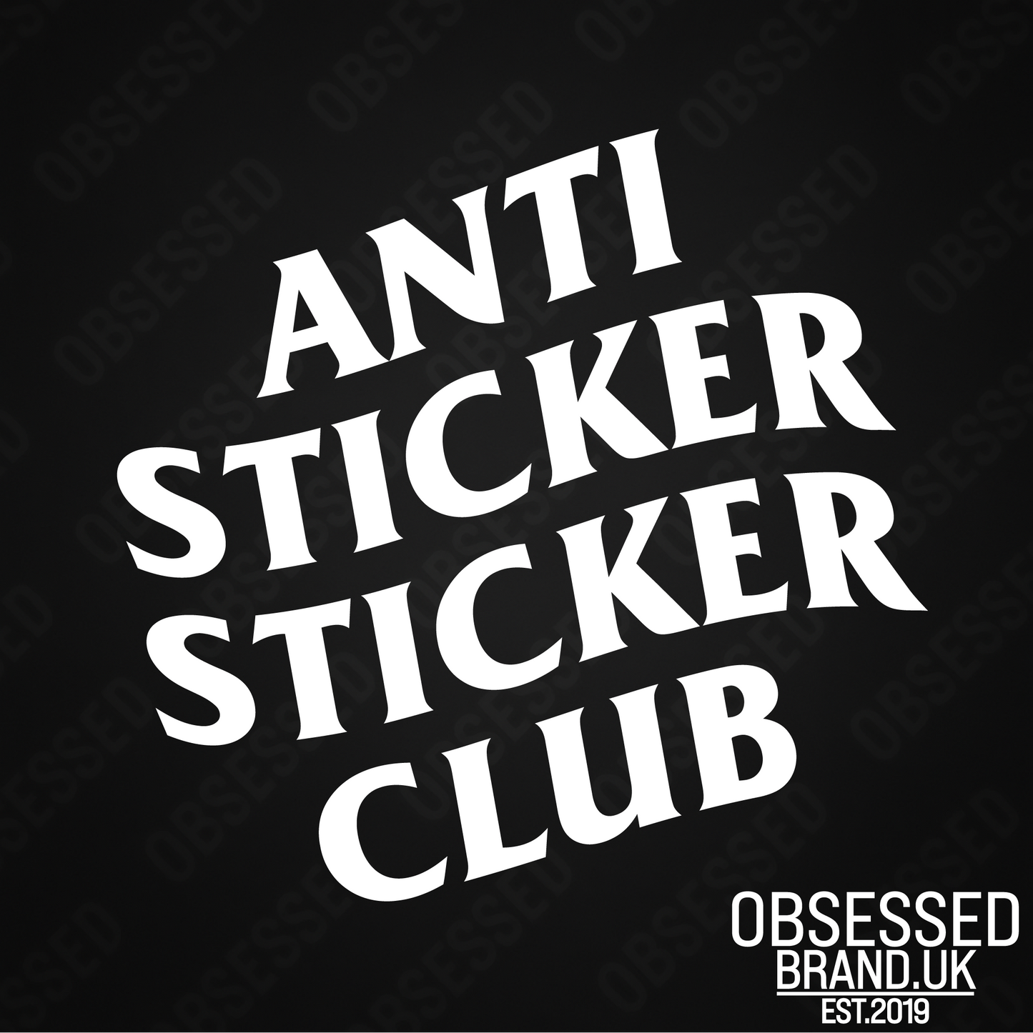 ANTI STICKER STICKER CLUB