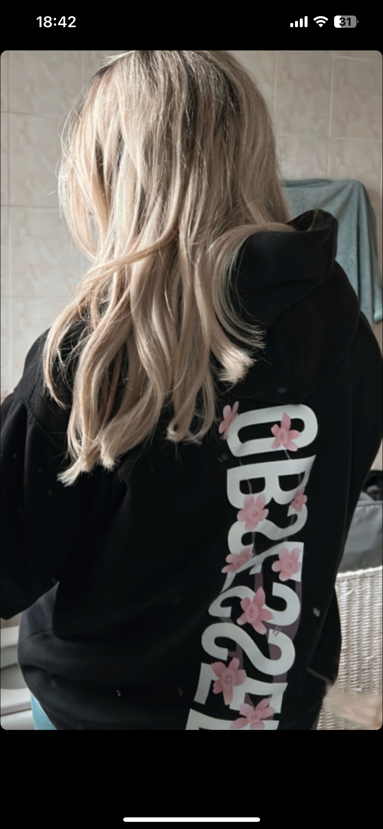 OBSESSED BRAND CHERRY BLOSSOM HOODIE