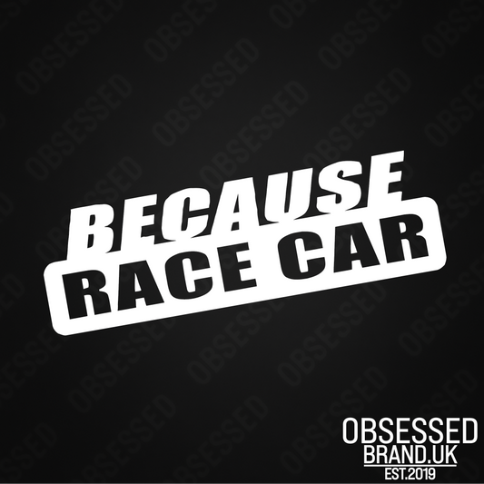 BECAUSE RACE CAR