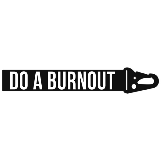 DO A BURNOUT MINI LANYARD KEYCHAIN