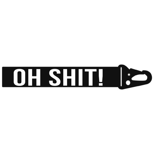 OH SHIT!  MINI LANYARD KEYCHAIN