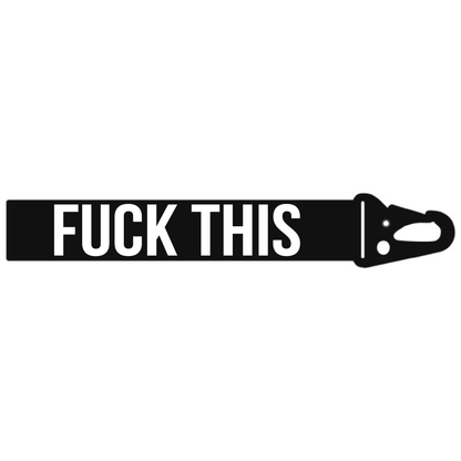 FUCK THIS MINI LANYARD KEYCHAIN