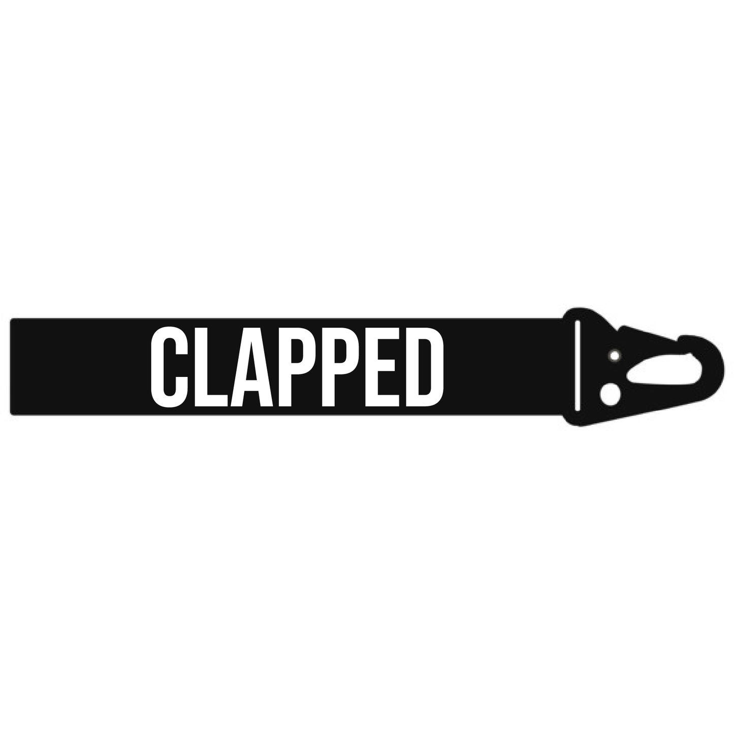 CLAPPED MINI LANYARD KEYCHAIN