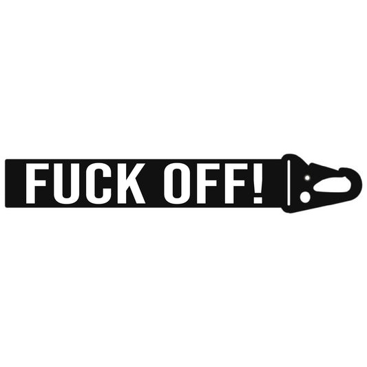 FUCK OFF MINI LANYARD KEYCHAIN