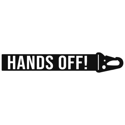 HANDS OFF! MINI LANYARD KEYCHAIN