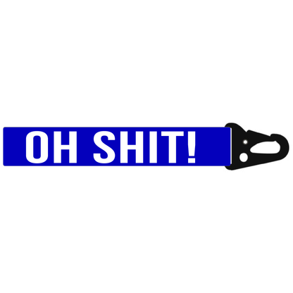 OH SHIT!  MINI LANYARD KEYCHAIN