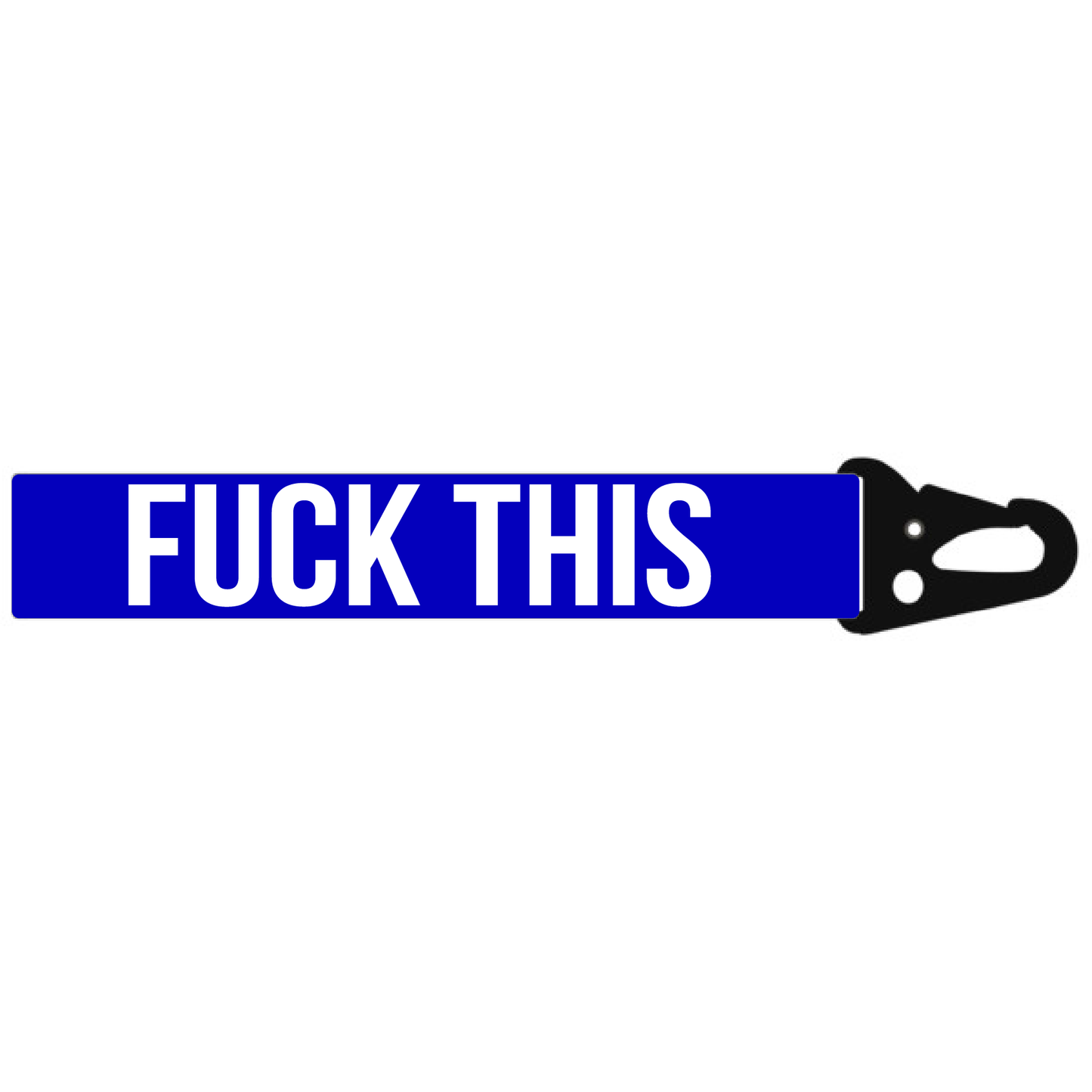 FUCK THIS MINI LANYARD KEYCHAIN