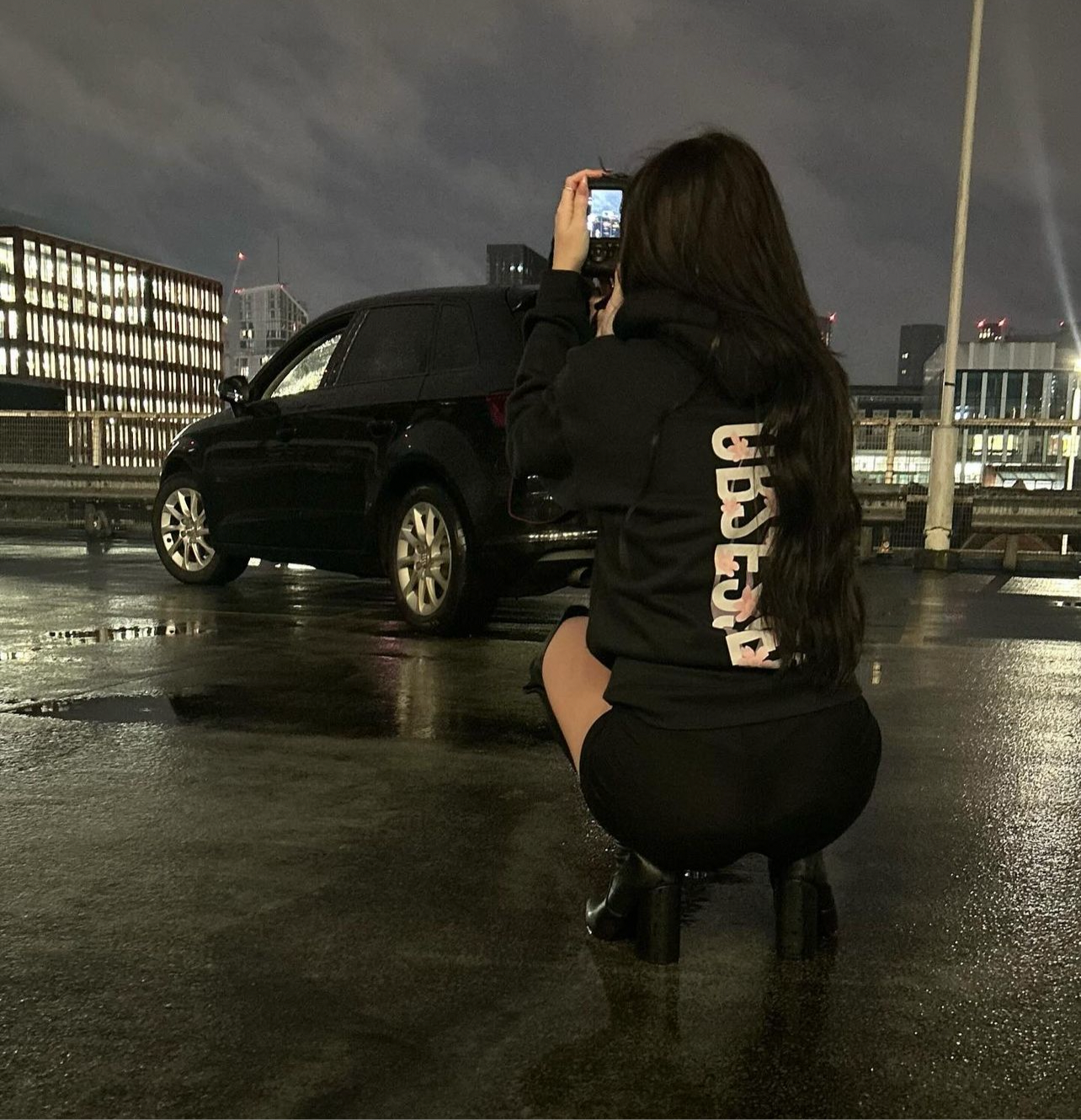 OBSESSED BRAND CHERRY BLOSSOM HOODIE