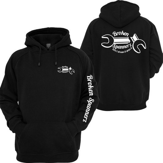 BROKEN SPANNERZ HOODIE WITH SLEEVE PRINT