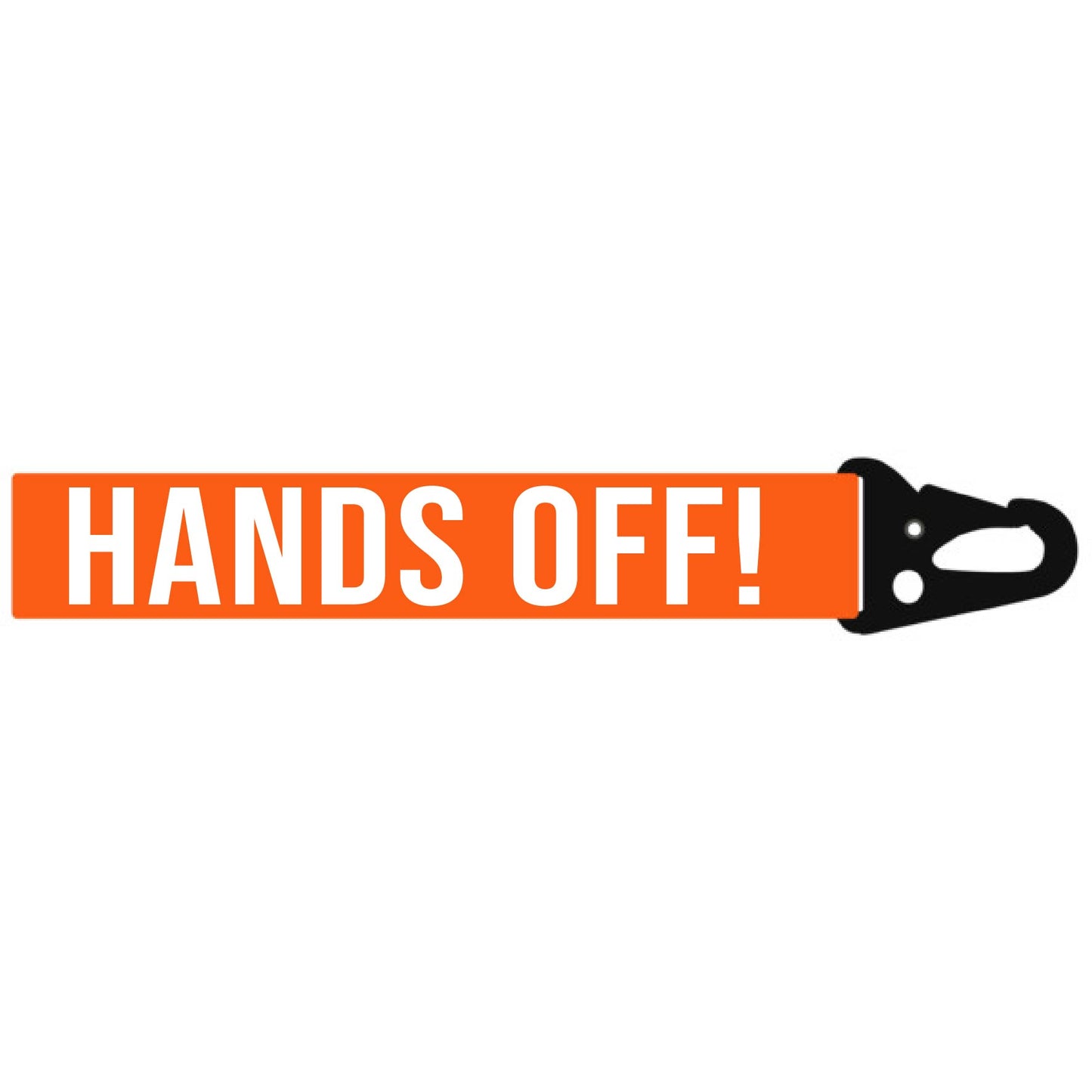 HANDS OFF! MINI LANYARD KEYCHAIN