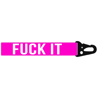 FUCK IT MINI LANYARD KEYCHAIN